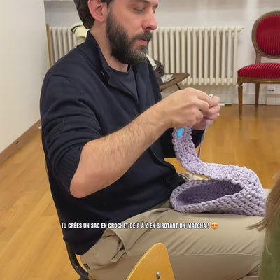Atelier crochet créatif Lausanne avec dégustation de matcha - More of Neon Suisse romande